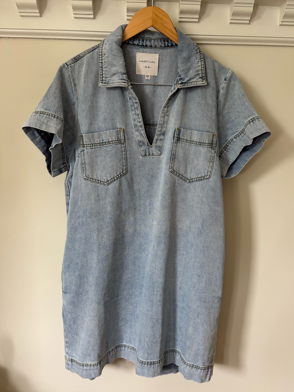 Habitual denim shirt dress